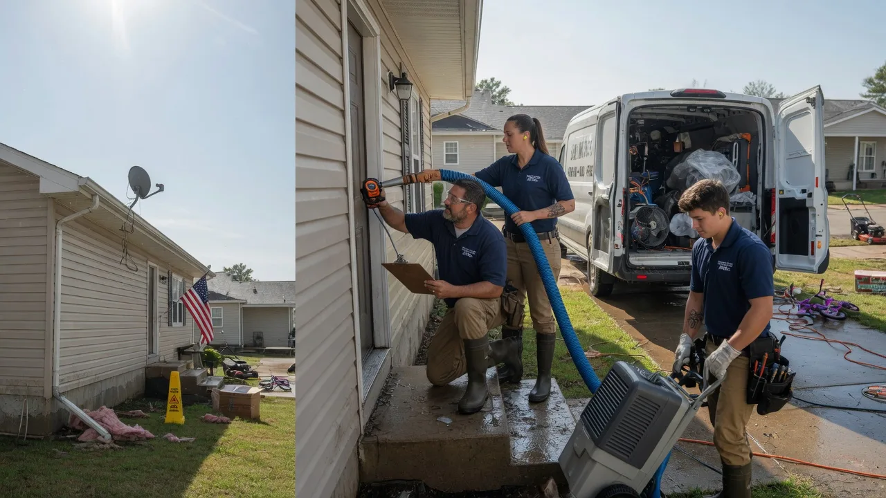 Ceiling Water Damage Restoration in Doniphan, MO near me